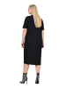 Ulla Popken Midikleid in schwarz