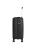 Guess Wilder 22 IN - 4-Rollen-Trolley M 64 cm erw. (dark taupe logo) in schwarz