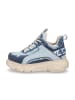 Buffalo Plateau-Sneaker in denim blau