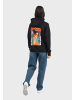 OLDSKULL Hoodie Retro Pixel Lady Logo Graphic in Black