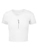 Merchcode Merchcode Cropped T-Shirts in white