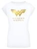 F4NT4STIC T-Shirt DC Comics Wonder Woman 84 Golden Logo in weiß