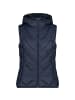 cmp Steppweste Vest Fix Hood in Marineblau