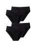 Schiesser Tai-Slip Cotton Essentials in Schwarz