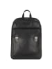 The Bridge Ettore Rucksack Leder 40 cm Laptopfach in nero