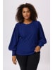 KAFFE curve Langarm-Bluse KCtina in Beacon Blue