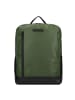 Greenburry Upcycled Tarpaulin Daypack 39.5 cm Laptopfach in olive-black