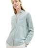 Tom Tailor Langarm Hemd BLOUSE WITH SLUB STRUCTURE in Grün-2