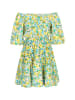 myMo Women Dress in blue multicolor