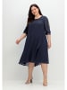 sheego Abendkleid in tiefblau