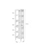 SoBuy Hochschrank in Reinweiß - (W) 30 x (H) 139 x (L) 30 cm