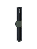 Secrid Matte Miniwallet - Geldbörse RFID 6.5 cm in green-black