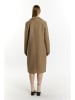 DreiMaster Klassik Damen Übergangsjacke In Wolloptik in Graubeige