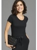 Laura Scott Shirtkleid in schwarz