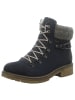 rieker Schnürstiefelette in blau