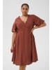KAFFE curve Kleid KCneela Tight fit in Henna