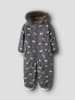 name it Schneeanzug NMMSNOW10 SUIT AOP FO in blackened pearl