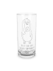 Mr. & Mrs. Panda Blümchentailglas Pinguin Lolli mit Spruch in Transparent
