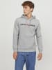 Jack & Jones Kapuzenpullover in Light Grey Melange