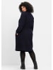 sheego Hemdblusenkleid in tiefblau