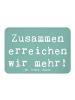 Mr. & Mrs. Panda Magnet Spruch Im Team zuMenschmenarbeiten mit Spruch in Meeresbrise
