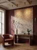 KADIMA DESIGN Teppich Kurzflor für Fußbodenheizung EWENNY modern Wohnzimmer Mosaik in Natur