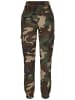 Urban Classics Cargo High Waist Camo Cargo Pants comfort/relaxed in Mehrfarbig