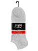 Vincenzo Rosso 12 Paar Sneaker Socken in Grau