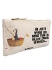 Mr. & Mrs. Panda Pouch Pinguin Angelboot mit Spruch in Weiß
