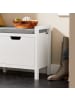 SoBuy Schuhbank in Mattweiß - (W) 30 x (H) 50 x (L) 91 cm