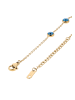 IZIA Women Chain Bracelet in Gold Blue
