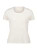 CARTOON Rundhals-Shirt mit Struktur in Eggnog