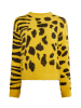 myMo ROCKS Damen Strickpullover in Dunkelgelb