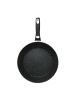 Cheffinger Aluguss Wok Bratpfanne Ø30cm mit Deckel in Schwarz