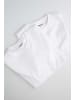 MOKIDA 2er-Pack T-Shirt mit kurzen Ärmeln in weiß