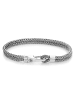 Rebel & Rose Armband Double Hooked Small in silber