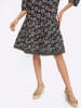 Heine Druckkleid in schwarz-sand-bedruckt