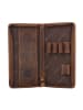 Greenburry Vintage Stifteetui Leder 8,5 cm braun