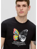QS T-Shirt in 99D0_schwarz