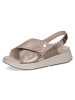 Caprice Sandale Sandalette in taupe