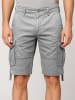 EGOMAXX Cargo Shorts Bermuda mit Taschen in Hellgrau