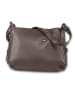 Florence Leder Umhängetasche Florence Tasche dunkelbraun ca. 35cm