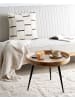 Beliani Couchtisch EDNA in Braun/Schwarz - (W) 51 x (H) 40 x (L) 51 cm