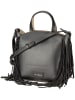 Karl Lagerfeld Handtasche K/Circle SM Zip Tote Fringes Black/Nickel in Black-Nickel