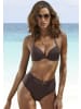 S. Oliver Highwaist-Bikini-Hose in braun