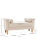 HOMCOM Sitzbank-115L x 44B x 58H cm-Beige