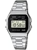 Casio Alarm Chrono Digitaluhr Schwarz / Silber