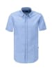 Hugo Boss Kurzarm Business Hemd für Herren in blau
