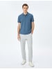 KOTON TSHIRT SS POLO in Blau