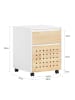 SoBuy Aktenschrank in Reinweiß - (W) 45 x (H) 59 x (L) 45 cm